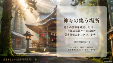 光希まさとの徒然草 現代篇「神々の集う場所——癒しの使命を確認した日」３１７